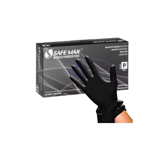 LUVA NITRÍLICA BLACK SAFEMAX