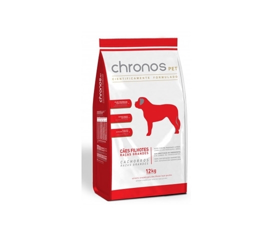 RAÇÃO CHRONOS PET CÃES FILHOTES RAÇAS GRANDES